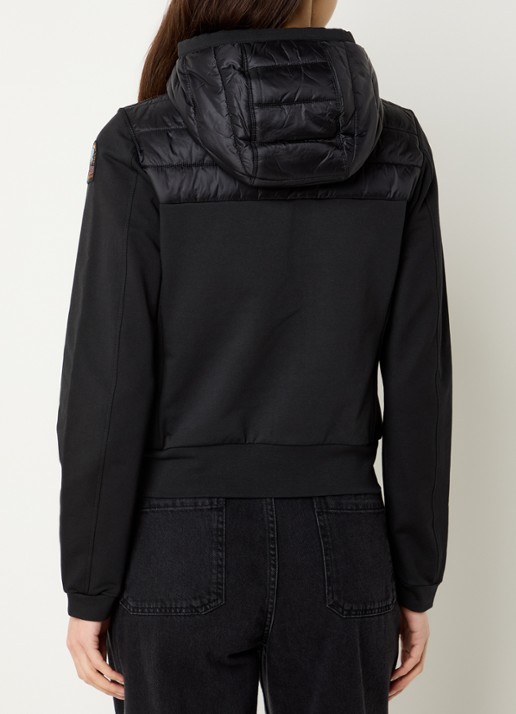 Parajumpers Caelie gewatteerd jack met capuchon - achterkant 4 zwart