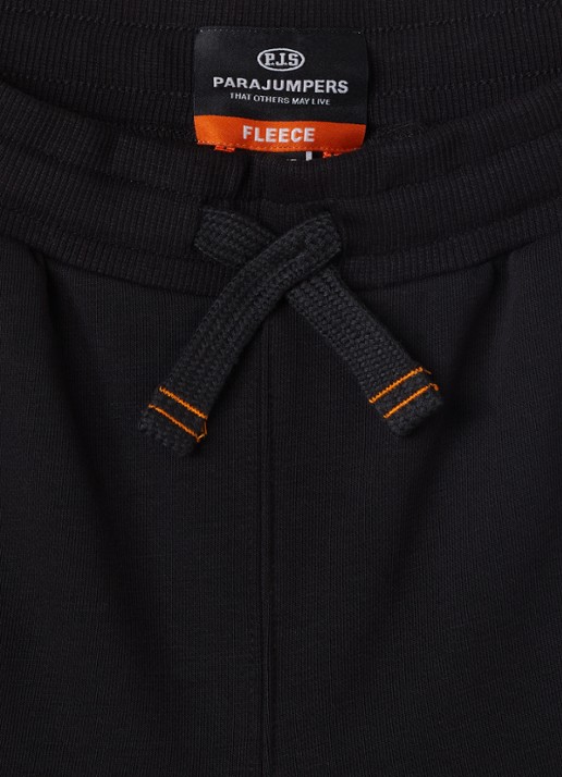 Parajumpers Cairo straight fit korte joggingbroek met logo - detail 3 zwart
