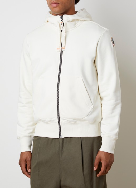 Parajumpers Charlie sweatvest met logoborduring