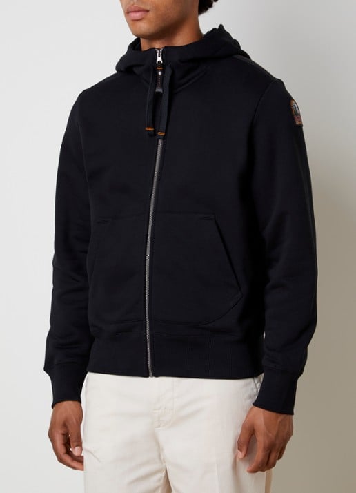 Parajumpers Charlie sweatvest met logoborduring