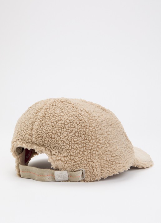 Parajumpers Codroy pet van fleece met logo - detail zand