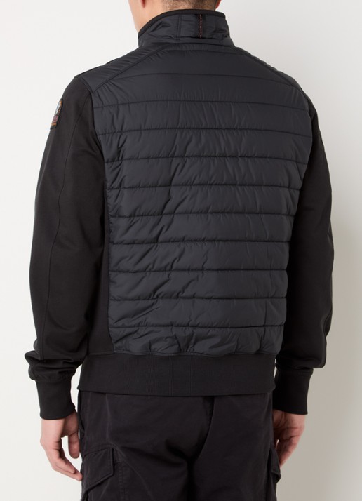 Parajumpers Elliot gewatteerd jack met donsvulling - achterkant zwart