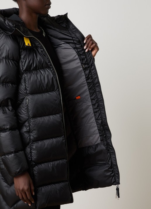 Parajumpers Gewatteerde puffer jas met donsvulling - detail 3 zwart
