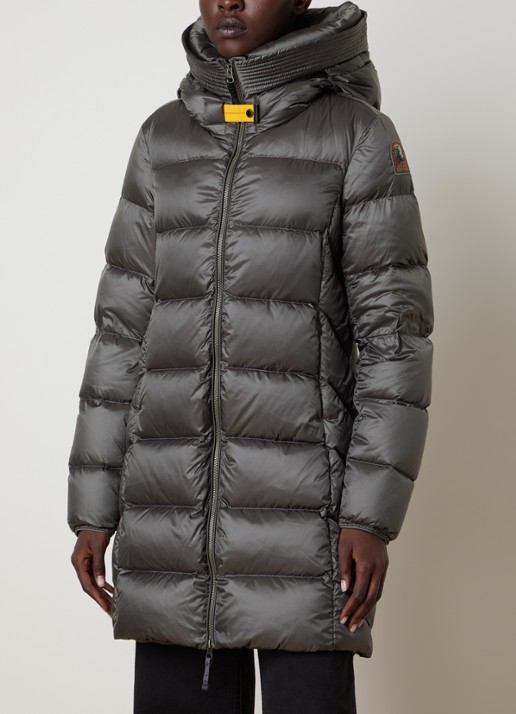 Parajumpers Gewatteerde puffer jas met donsvulling - detail 3 grijs