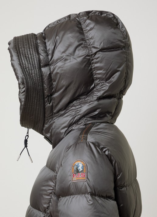 Parajumpers Gewatteerde puffer jas met donsvulling - detail 4 grijs