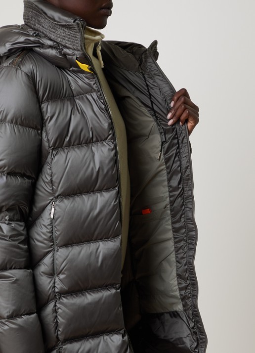 Parajumpers Gewatteerde puffer jas met donsvulling - detail 5 grijs
