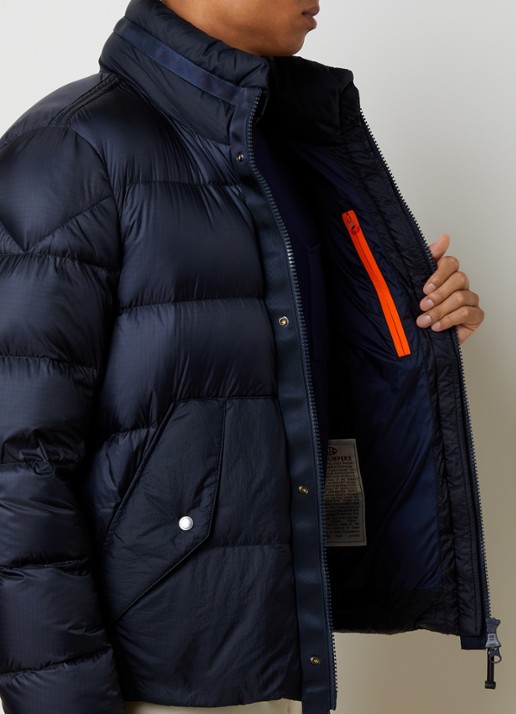Parajumpers Golburn pufferjack met donsvulling en steekzakken - detail 2 donkerblauw