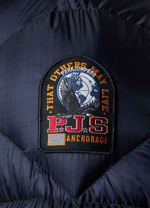 Parajumpers Golburn pufferjack met donsvulling en steekzakken - detail 3 donkerblauw