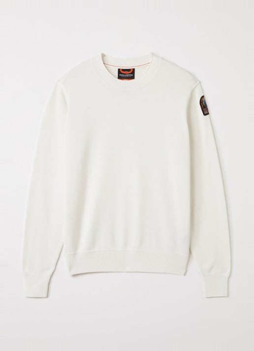 Parajumpers Grofgebreide pullover met ronde hals