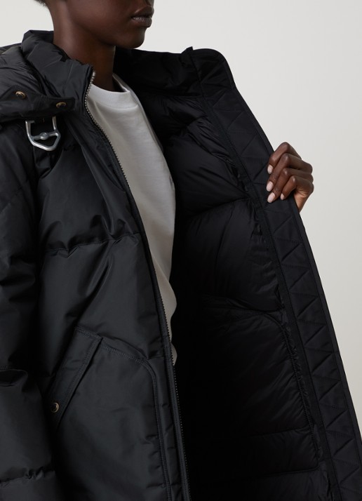 Parajumpers Jas met donsvulling en opgestikte zakken - detail 5 zwart
