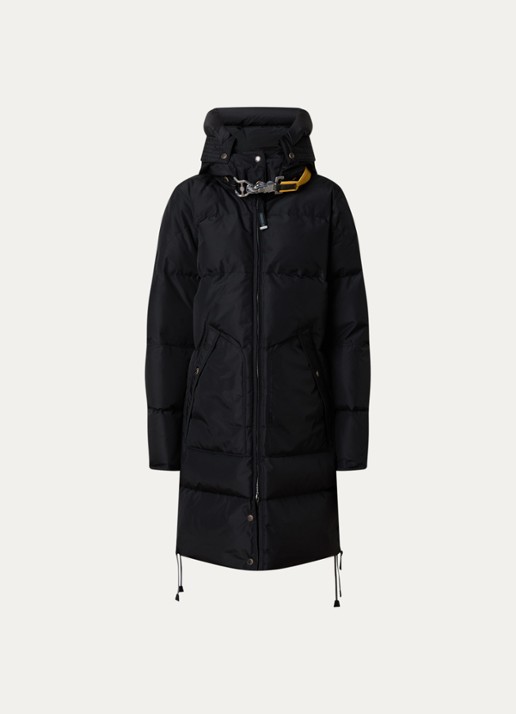 Parajumpers Jas met donsvulling en opgestikte zakken - voorkant zwart
