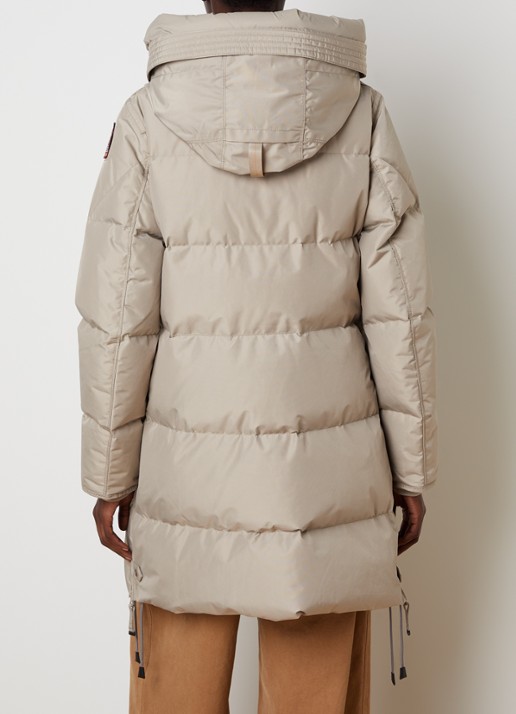 Parajumpers Jas met donsvulling en opgestikte zakken - achterkant 6 lichtgrijs