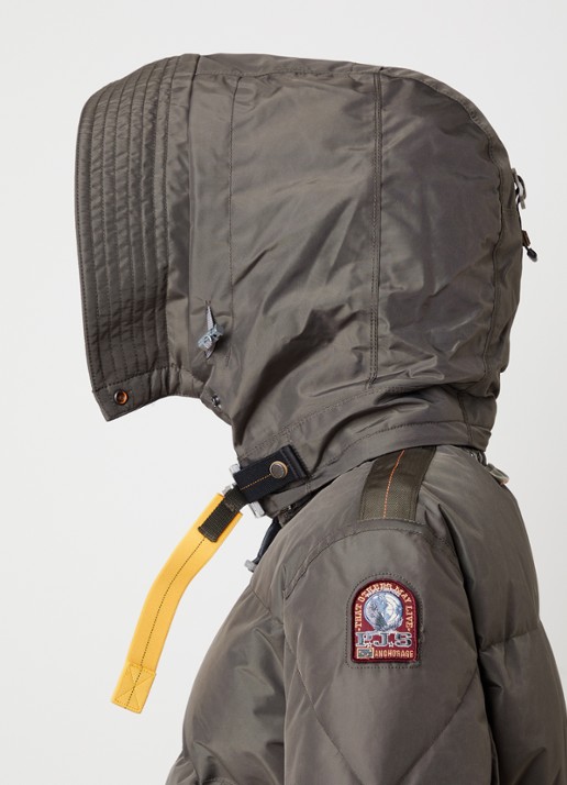 Parajumpers Jas met donsvulling en opgestikte zakken - detail 2 olijfgroen