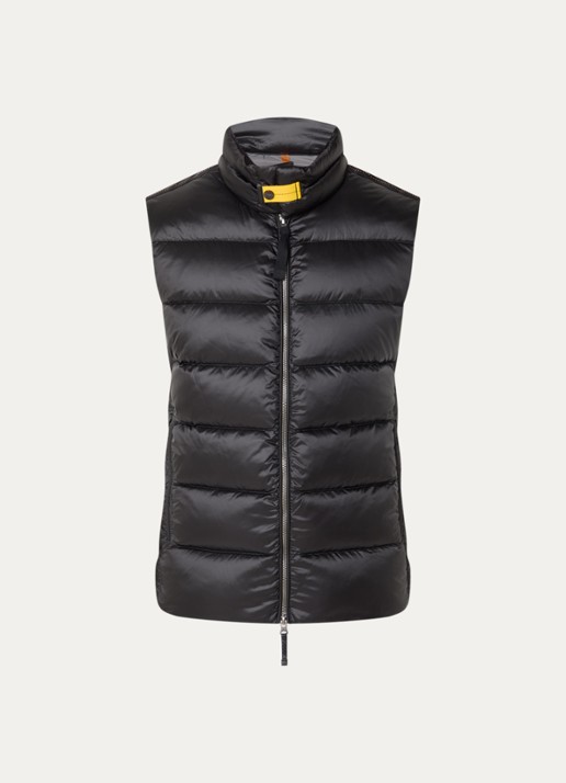 Parajumpers Jeordie bodywarmer met donsvulling - voorkant 3 zwart
