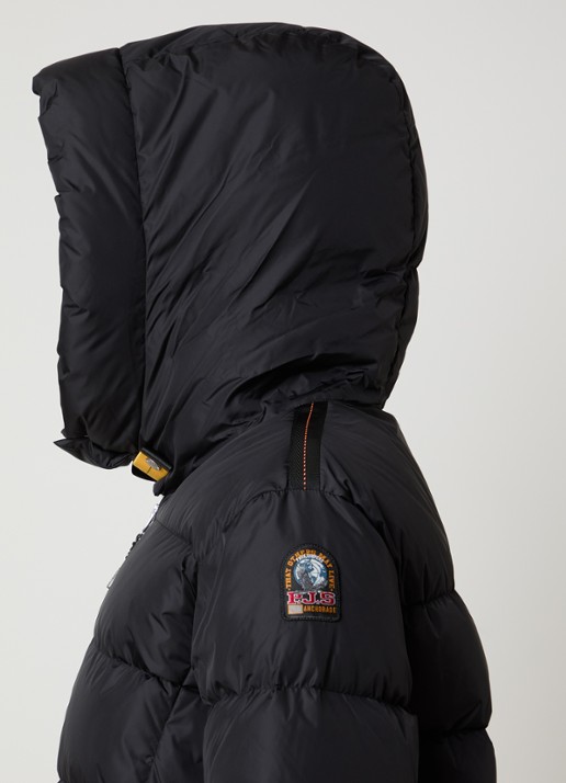Parajumpers Jinny jas met donsvulling en steekzakken - detail 4 zwart