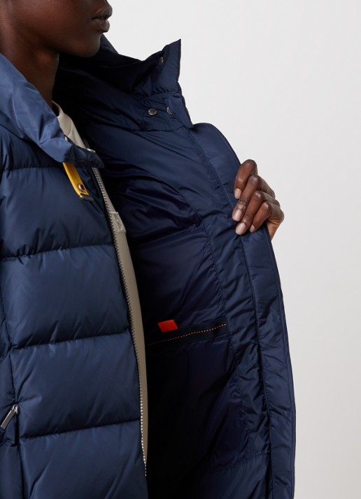Parajumpers Jinny jas met donsvulling en steekzakken - detail 3 indigo