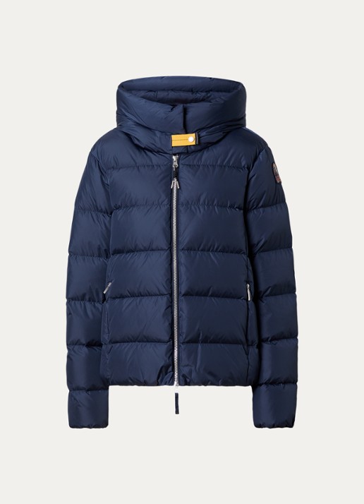 Parajumpers Jinny jas met donsvulling en steekzakken - voorkant 5 indigo