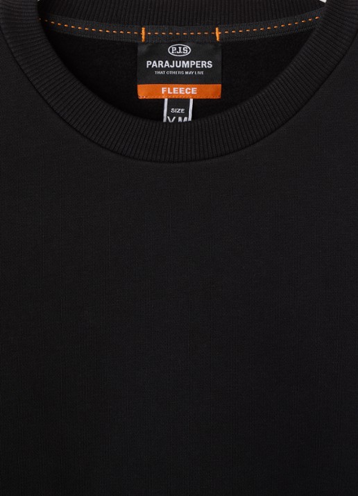 Parajumpers K2 sweater met ronde hals - detail 3 zwart