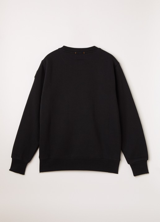 Parajumpers K2 sweater met ronde hals - voorkant 2 zwart