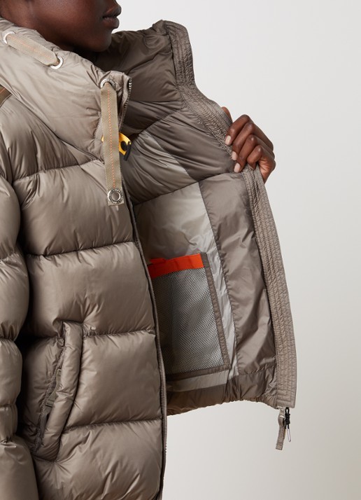 Parajumpers Killin pufferjack met donsvulling en logo - detail 6 grijs