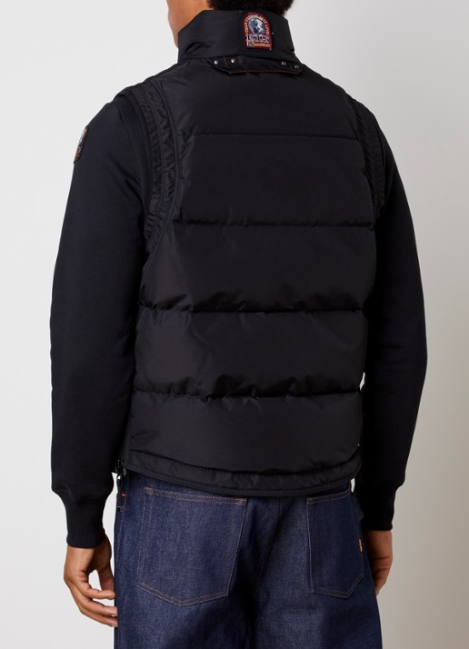Parajumpers Kobuk bodywarmer met donsvulling - achterkant 6 zwart