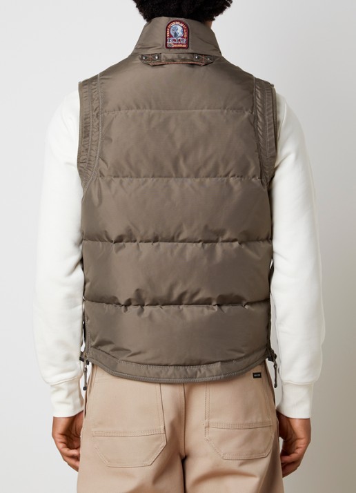 Parajumpers Kobuk bodywarmer met donsvulling - achterkant 4 bronsgroen