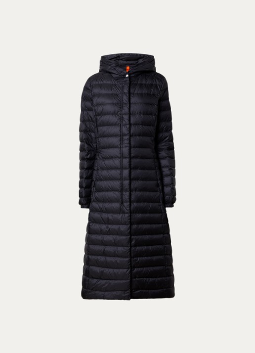 Parajumpers Magalie jas met donsvulling en steekzakken - voorkant 4 zwart