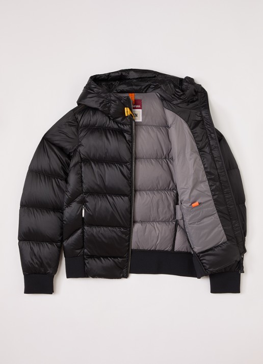 Parajumpers Mariah puffer jack met donsvulling - voorkant 2 zwart