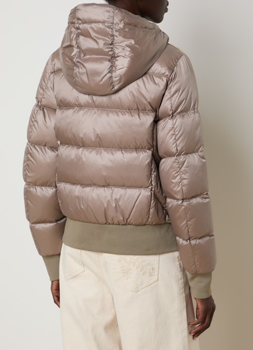 Parajumpers Marion puffer jack met donsvulling - achterkant 6 donkerbeige