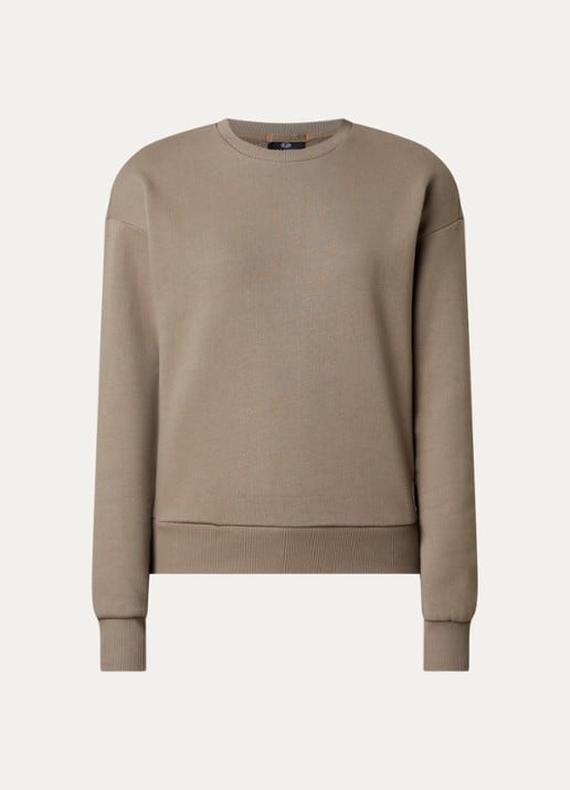 Parajumpers Matetsi sweater met logo - voorkant khaki