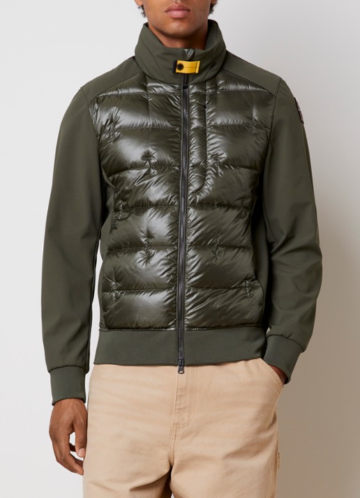 Parajumpers Matty gewatteerde jack met ritszakken - detail 3 legergroen