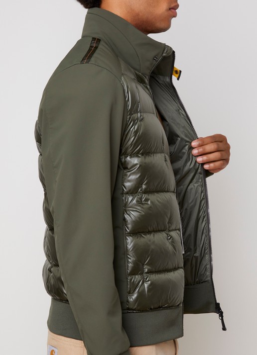 Parajumpers Matty gewatteerde jack met ritszakken - detail 4 legergroen