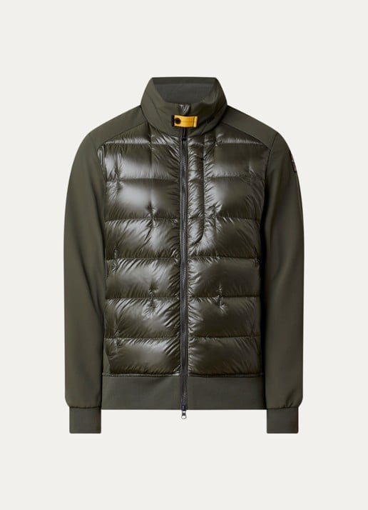 Parajumpers Matty gewatteerde jack met ritszakken - voorkant legergroen