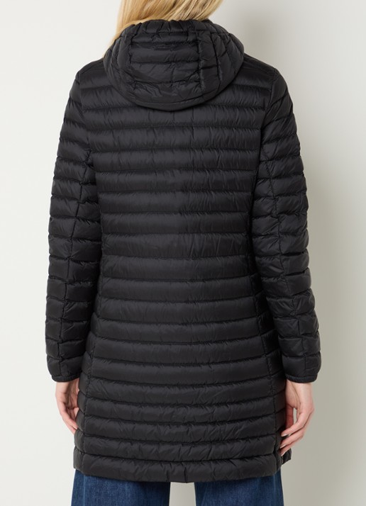 Parajumpers Meredith puffer jas met donsvulling en capuchon - achterkant 4 zwart