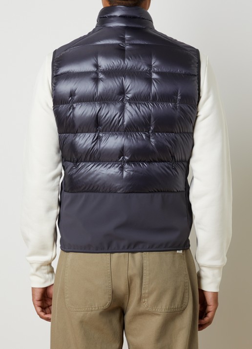 Parajumpers Millet gewatteerde bodywarmer met donsvulling - achterkant donkerblauw