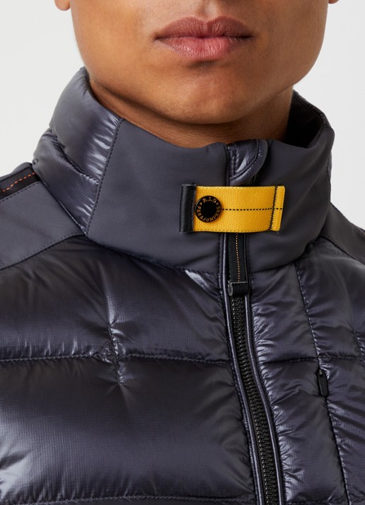 Parajumpers Millet gewatteerde bodywarmer met donsvulling - detail 6 donkerblauw