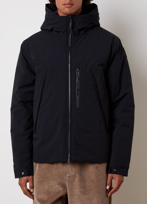 Parajumpers Nivek 2.0 softshell jack met capuchon - detail 3 zwart