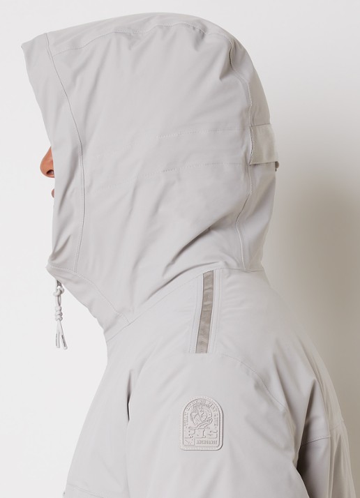 Parajumpers Nivek 2.0 softshell jack met capuchon - detail 3 grijs