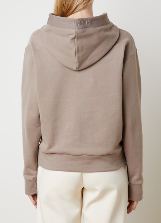 Parajumpers Nivice hoodie met steekzakken - achterkant 3 lichtbruin