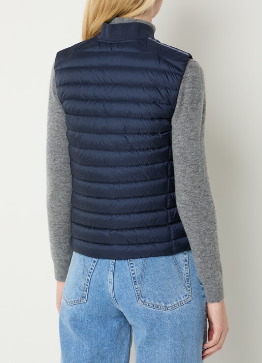 Parajumpers Rosanna bodywarmer met donsvulling en ritszakken  - achterkant 2 donkerblauw