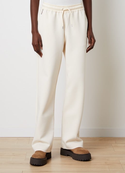 Parajumpers Shanley high waist straight fit joggingbroek met ritszakken
