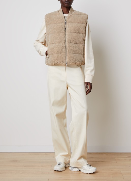 Parajumpers Sima bodywarmer met donsvulling - voorkant 5 zand