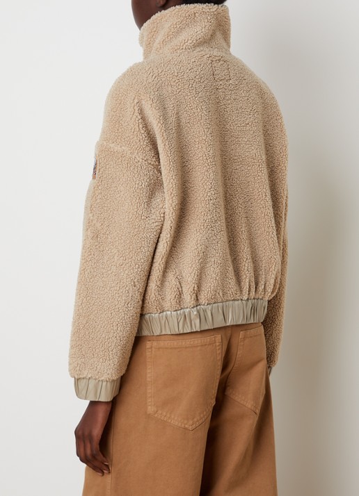 Parajumpers Sori jack van teddy met ritszakken en logo - achterkant 3 goud