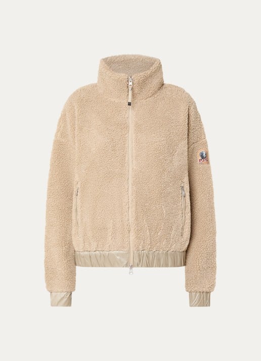 Parajumpers Sori jack van teddy met ritszakken en logo