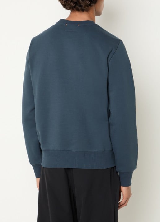 Parajumpers Sweater met logo - achterkant indigo