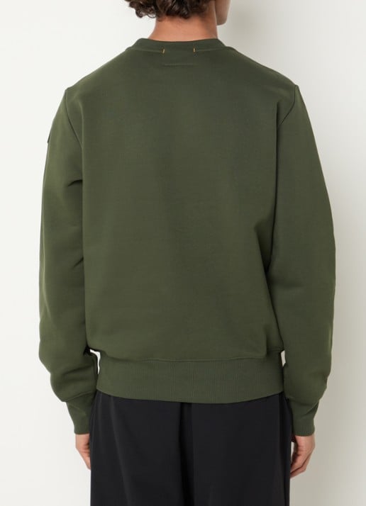 Parajumpers Sweater met logo - achterkant groen