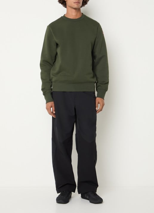 Parajumpers Sweater met logo - voorkant 4 groen