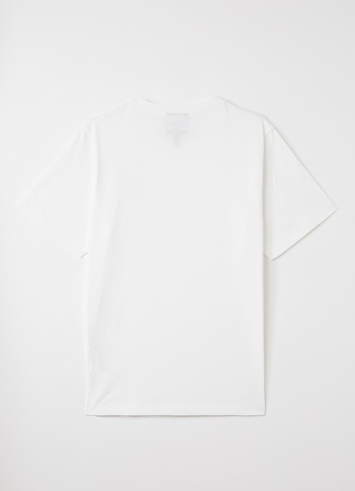 Parajumpers T-shirt met logo - voorkant 2 wit