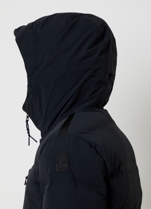 Parajumpers Taiga pufferjack met donsvulling en ritszakken - detail 6 zwart