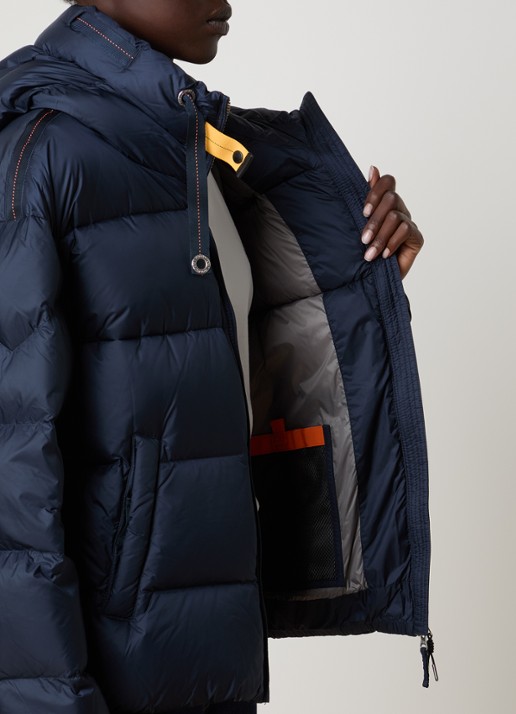 Parajumpers Tilly jas met eendendons en steekzakken - detail 5 indigo